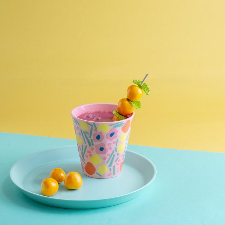 Produktbild Koziol Trinkbecher Nora M Blooms 300 ml, 1 Stück, Sweet Pink (0.30 l, 1 x)