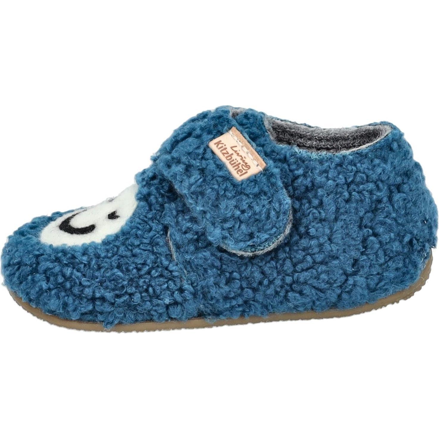 Thumbnail - Living Kitzbühel, Unisex, Babyschuhe, Baby's Klettschuh Smiley, Blau, (20)