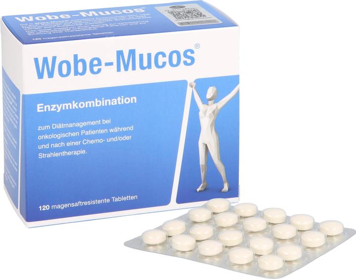 Produktbild Mucos Wobe-Mucos Tabletten, 120 St. Tabletten (120 Stk., Tabletten)