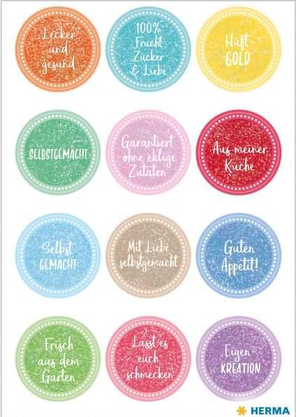 Produktbild HERMA Sticker Sprüche