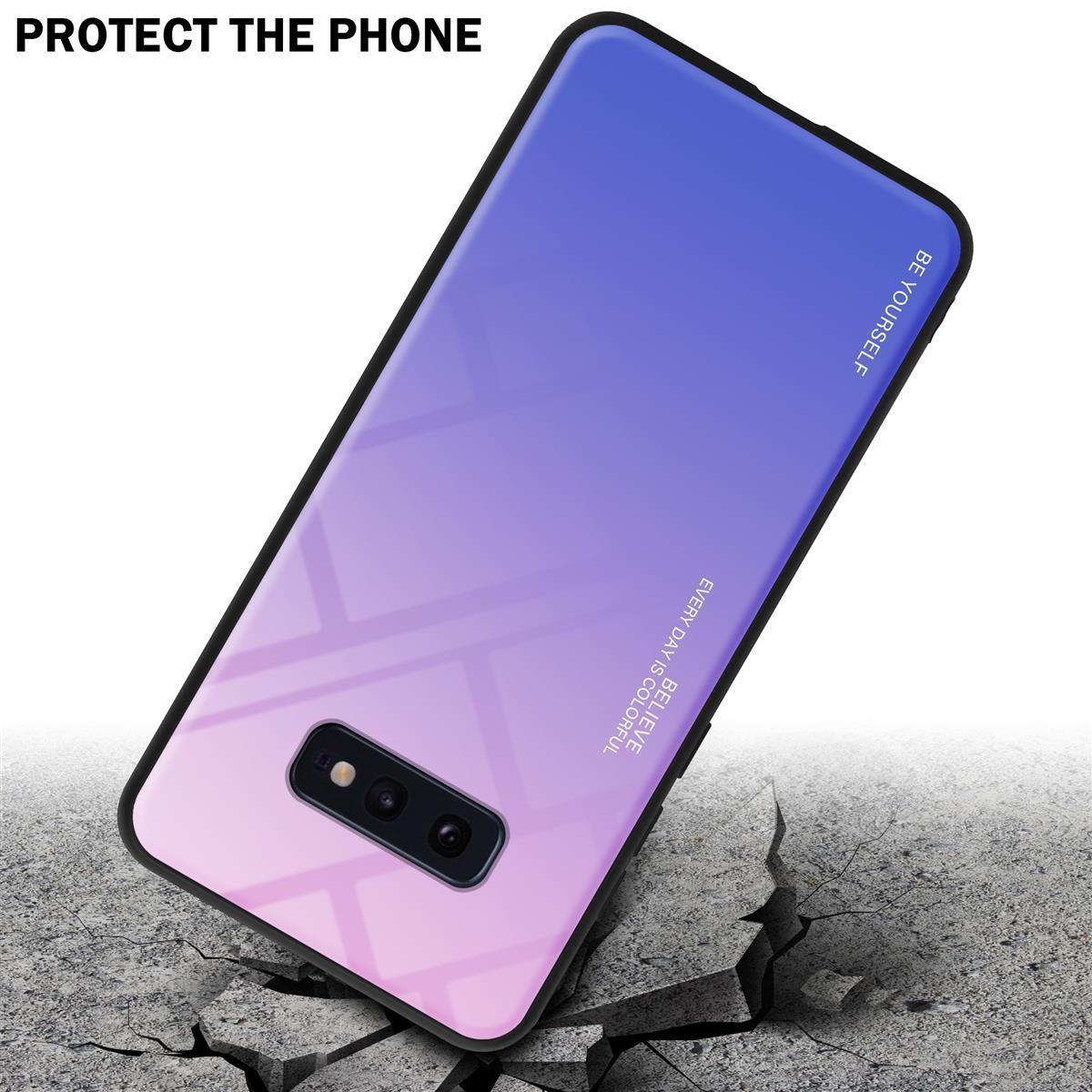 Thumbnail - Cadorabo TPU 2 Farben Glas Cover (Samsung Galaxy S10e), Smartphone Hülle, Schwarz