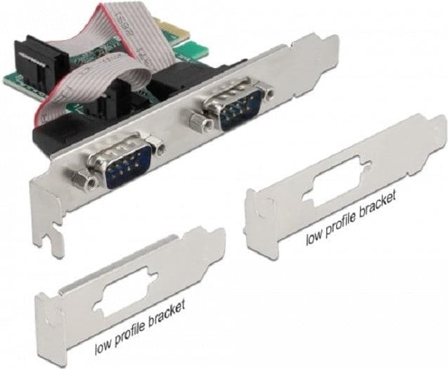 Actual product image Delock PCI Express card 90046 2x serial / RS232