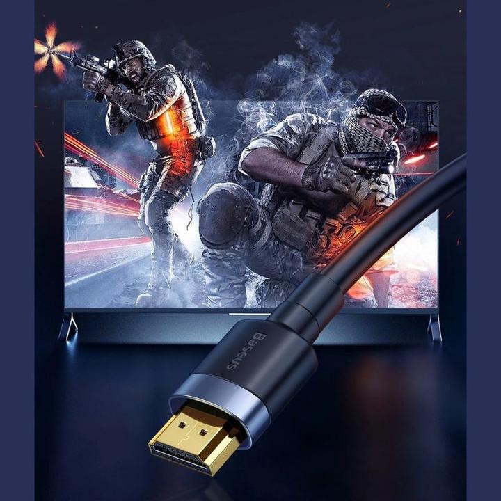Image du produit Baseus Cafule 4KHDMI Male To 4KHDMI Male Adapter Cable 3m Black (3 m)