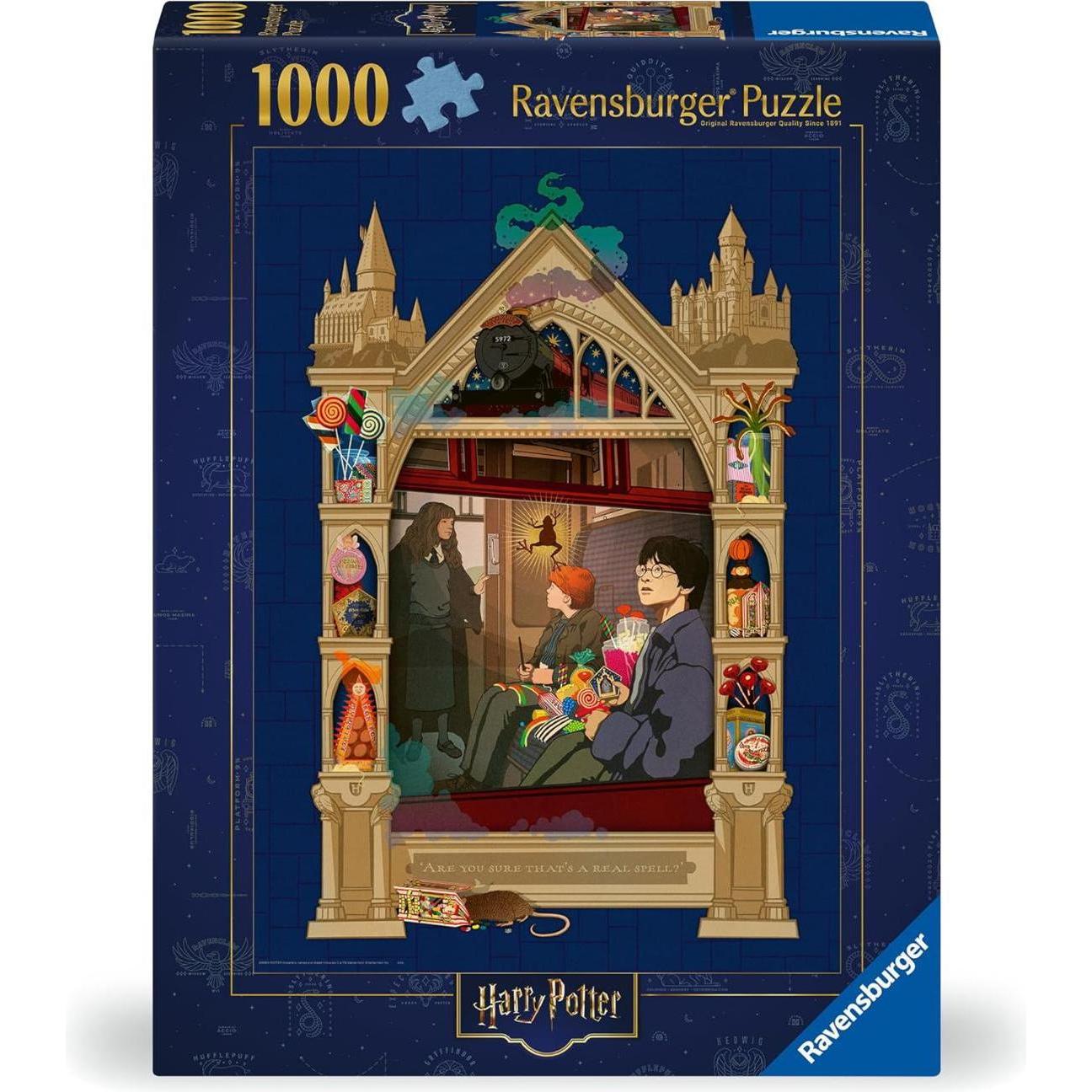 Ravensburger Puzzle 12000500 – Harry Potter auf dem Weg nach Hogwarts – 1000 Teile Puzzle für (1000 Teile)