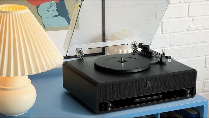 Produktbild Philips TPV TAV3000B/10 Plattenspieler (Bluetooth, Aux-Ausgang, Audioeingang, Kopfhörerausgang)