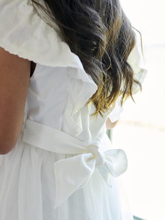 Actual product image Vertbaudet Festliches Mädchen Volantkleid, Musselin & Tüll (86)