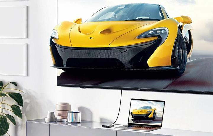 Produktbild Orico Adapter Hub 8w1, HDMI 4K + 3x USB-A 3.0, USB-C, 100W PD + SD/TF (USB-C, 8 Ports)