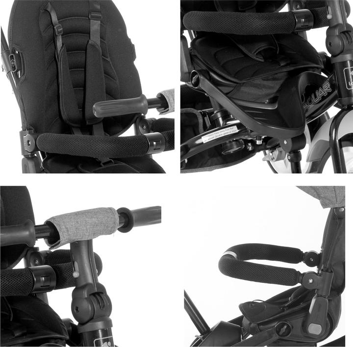 Actual product image Lorelli Tricycle Jaguar 4 in 1 folding roof