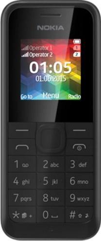 Nokia 105 Dual SIM, black (EU) (1.45", 2G)