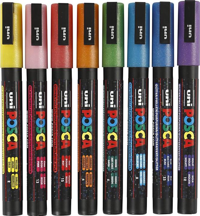 Actual product image Posca Uni PC-3M (8x)