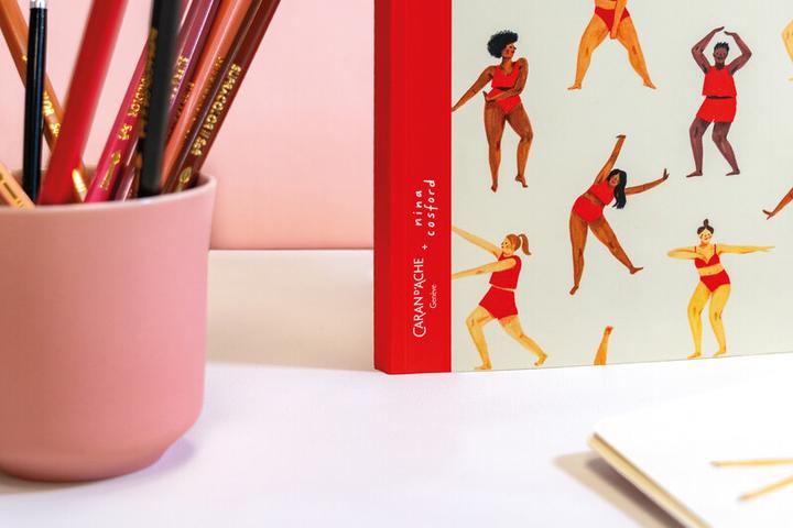 Actual product image Caran d'Ache Colouring book Nina Cosford Special Edition (A5, Plain, Hardcover)