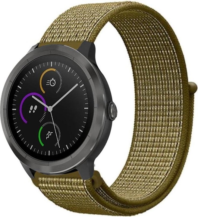 Actual product image Strap-it Bracelet (20 mm, Nylon, Vivomove HR, Venu SQ, Vivoactive 3)