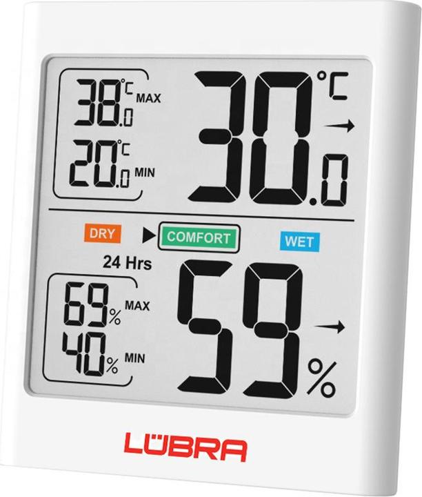 Produktbild Lübra Präzisions Thermo- Hygrometer, digital