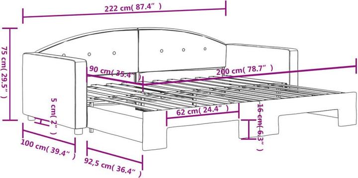 Actual product image vidaXL Becca