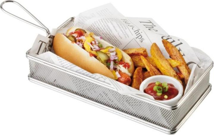 Actual product image APS SNACKHOLDER" serving/frying basket