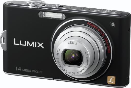 Actual product image Panasonic Lumix FX66, 14Mpixel, 5xWW zoom, HD-Movie, Black (1/2,3'')