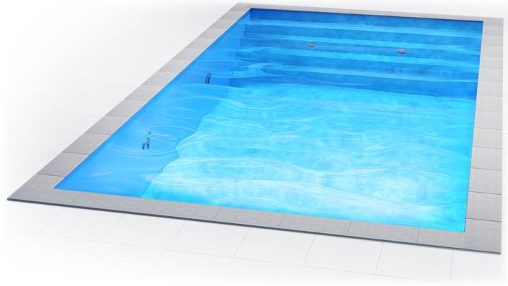 Produktbild Poolomio Styroporpool Bausatz - 600 x 300 x 150 cm