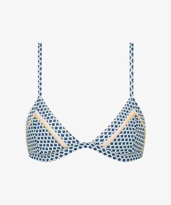 Immagine prodotto Watercult Top bikini "Nautic Call" blu/piccolo a fantasia (38)