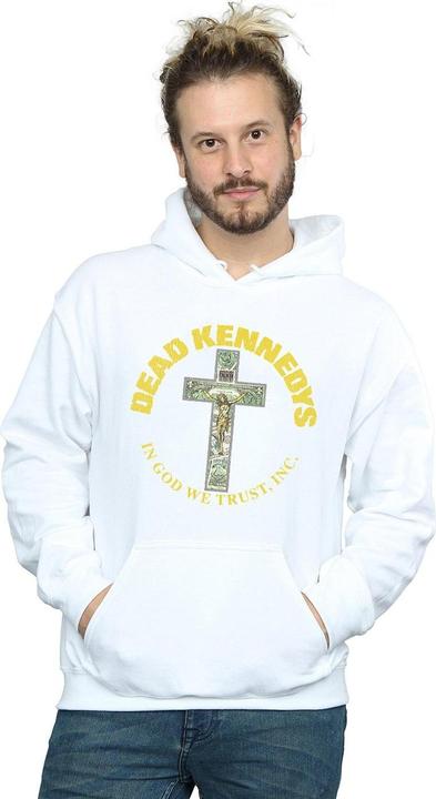 Actual product image Dead Kennedys Mens In God We Trust Hoodie (XXL)
