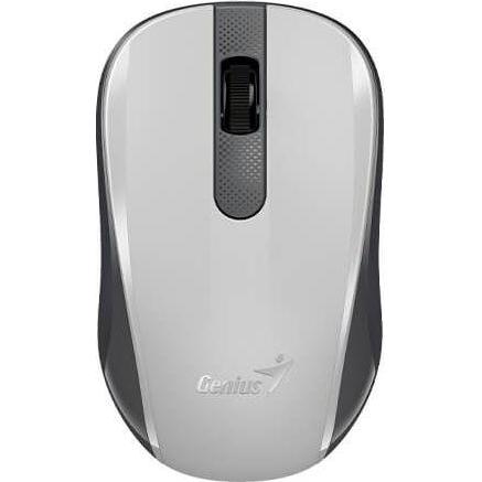 Genius bezdrÃ¡tovÃ¡ tichÃ¡ myÅ¡ NX-8008s bÃ­loÅ¡edÃ¡ (Kabellos), Maus, Weiss