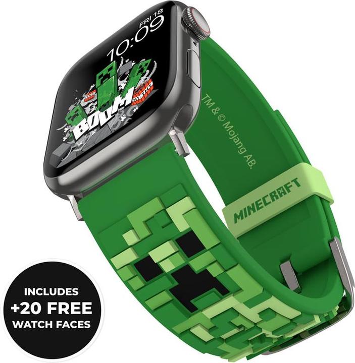 Immagine prodotto Moby Fox Bracciale Minecraft per smartwatch Creeper (Silicone)