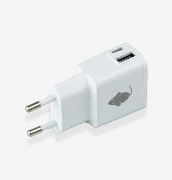 Actual product image Greenmouse Dual Wall Charger USB And USB-C (1 portion)