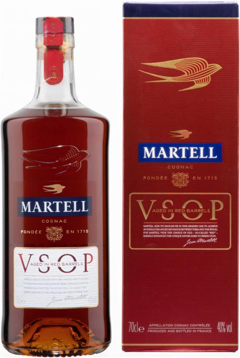 Immagine prodotto Martell VSOP Invecchiato in botti rosse Cognac con custodia
