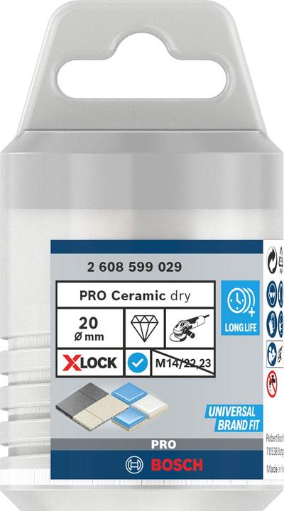 Productafbeelding Bosch Professional Zubehör Ø 20x35mm X-LOCK Diamant Droogboor Beste voor Keramische Droge Snelheid (20 mm)