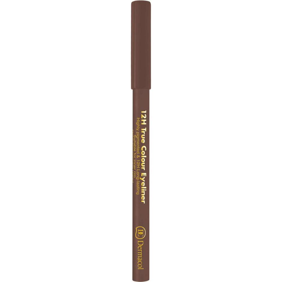 Dermacol, Eyeliner + Kajal, 12H True Colour (4 Light Brown)