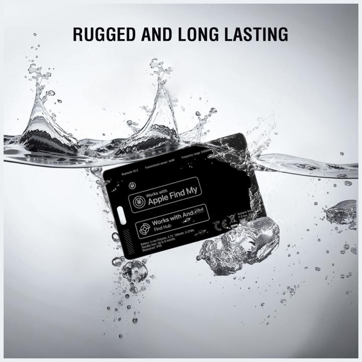 Produktbild 4smarts Standort-Finder SkyTag Card Duos ReCharge black (Android, iOS, iPadOS)