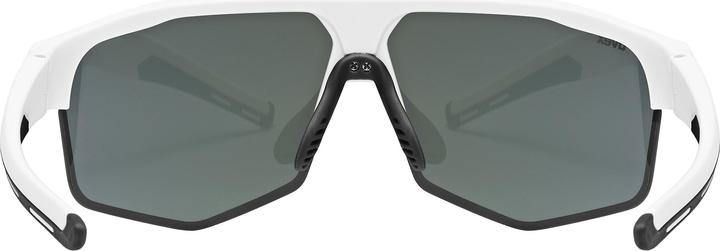 Actual product image Uvex Sports axos set (white matt (silver), Mirror Silver, Clear)