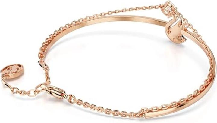 Immagine prodotto Swarovski Cigno Iconico Bangle Cigno Nero Oro Rosa (Metallo Swarovski)