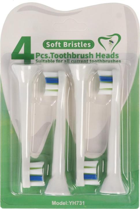 Actual product image AccuCell Toothbrush head Mini Cleaning Brush for Philips electric toothbrushes, 4 pieces (4 x)
