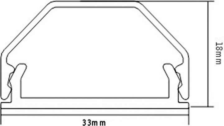 Immagine prodotto Roline Canalina per cavi (Tubazione, 110 cm)