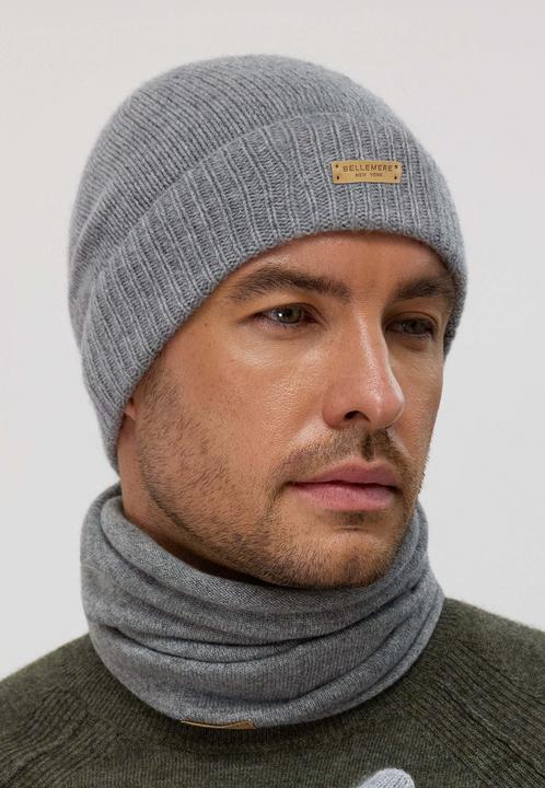 Image du produit Bellemere Headgear Ribbed Lambswool Beanie (Taille unique)