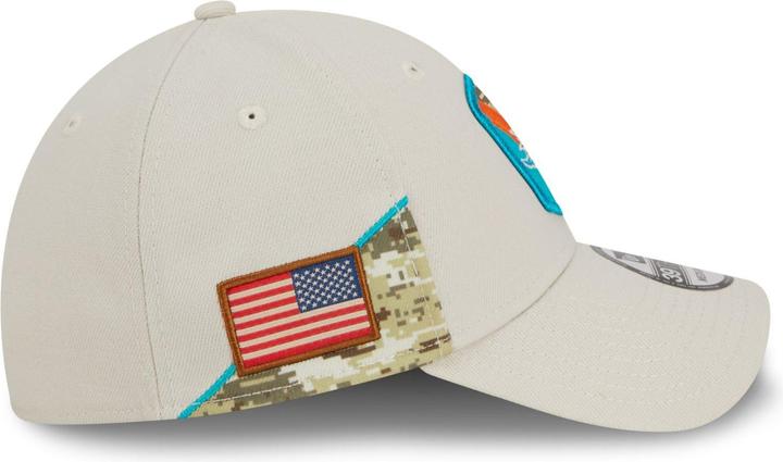 Actual product image New Era 39Thirty Cap Salute to Service Miami Dolphins (S, M)