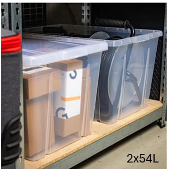 Produktbild Galaxus Allzweckbox - 5er Set (29 x 19 x 13 cm, 4.50 l)