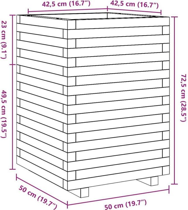 Immagine prodotto vidaXL Pflanzkübel