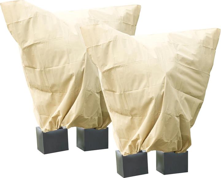 Immagine prodotto Royal Gardineer 2er-Set XXL-Pflanzenabdeckungen als Winterschutz, 240x200 cm, 100 g/m²