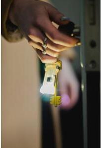 Actual product image ArmyTek Zippy Keychain Flashlight (Yellow) (5.90 cm, 200 lm)