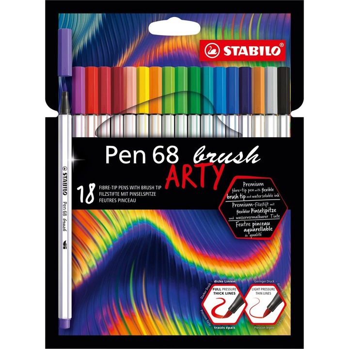 Produktbild STABILO Pen68 (Sortiert, 18 x)