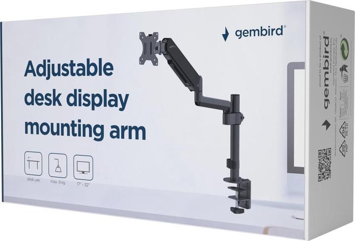 Actual product image Gembird N--GEMBIRD MA-DA1P-01 Adjustable desk (Table, 32", 9 kg)