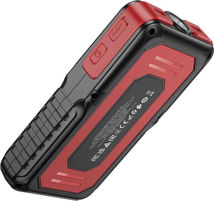 Actual product image Hoco Power bank powerbank 10000 mAh with car emergency starter 2,4A 18W QS3 black (18 W)