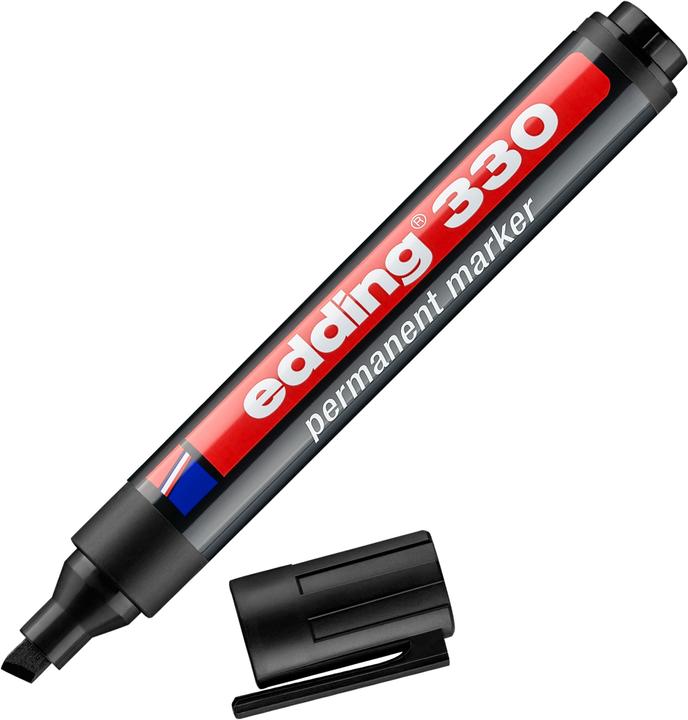Produktbild Edding Permanent Marker 330 (Schwarz, 1 mm, 1 x)