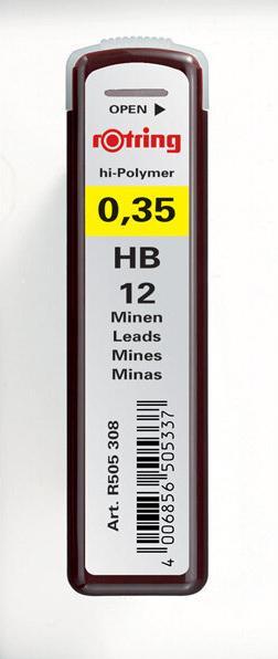 Actual product image Rotring Tikky (12 pcs., 0.35 mm, HB)