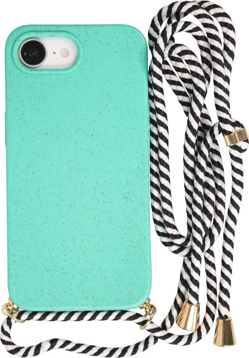 PhoneLook Sleeve Organic Eco-Friendly Vegan with Mobile Phone Chain Necklace Turquoise