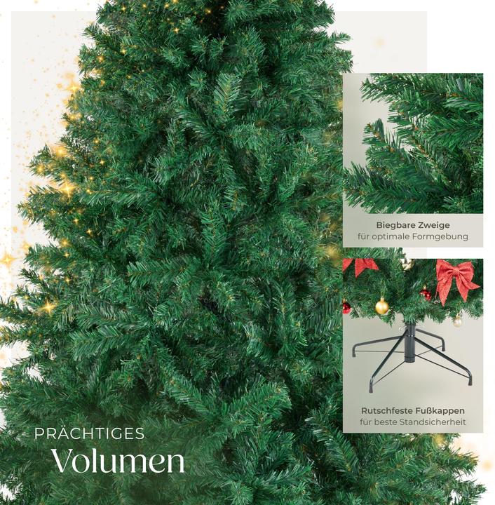 Produktbild tectake Künstlicher Weihnachtsbaum Dasher, naturgetreue Optik (210 cm)