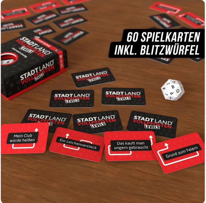 Produktbild Denkriesen Stadt Land Vollpfosten - Levels Rotlicht Edition (d) (Deutsch)