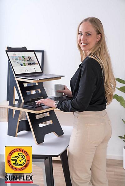 Produktbild kaiserkraft Laptophalter Sun-Flex Easydesk Rise