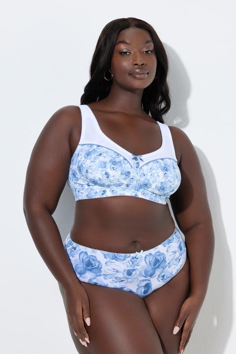 Actual product image Ulla Popken Porcelain Rose Relief Bra (Single pack, 95 E)